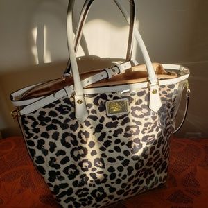 Victoria Secret Clear Tote Cheetah bag insert